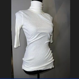 Michael Stars White Turtleneck